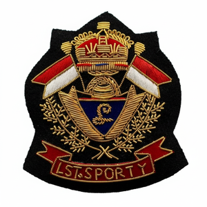 Insignias Bordadas con Hilo Metálico Personalizadas a Precio de Fábrica, Diseño OEM - Product Image 2