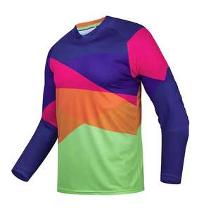 Jersey de Motocross para Hombre, para Todo Clima, Spandex/Poliéster, Ultraligero, 300g, Resistente al Calor, Transpirable, Cortavientos, de Secado Rápido - Product Image 5