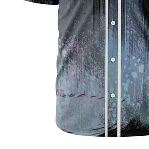 Jersey de Béisbol 2026 de la Mejor Calidad, con Botones, Color Sólido, Protección UV, Transpirable, Absorbe la Humedad, Unisex, OEM - Product Image 4