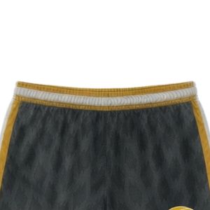 Unisex Gray Gold Lacrosse <b>Shorts</b> <b>Polyester</b> Athletic Uniform Lightweight Team Sports Wear Training Apparel - Product Image 5