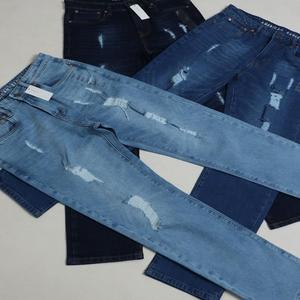 Robes d'été et pantalons en jean en coton mélangé de marque, étiquettes de marque, lot de surplus à bas prix, fournisseur de jeans du Bangladesh - Product Image 1
