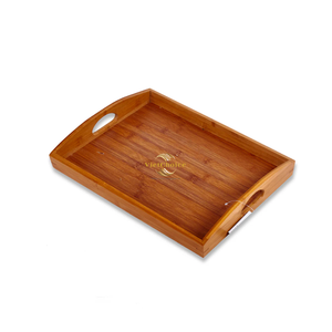 Bandeja <span class=keywords><strong>de</strong></span> Almacenamiento Rectangular <span class=keywords><strong>de</strong></span> Bambú Vietchoice, Apilable, Acabado Natural, Diseño Minimalista <span class=keywords><strong>para</strong></span> Uso en Mesa, Ecológica - Product Image 5