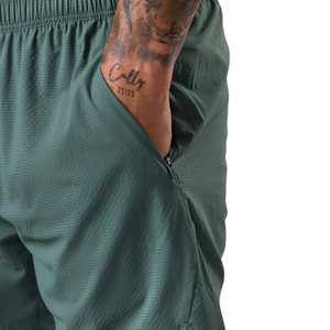 Pantalones Cortos Deportivos para Hombre, Color Verde Bosque, Transpirables, para Entrenamiento, Running, Gimnasio, Ejercicio, Ropa Deportiva - Product Image 2
