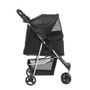 Passeggino per Cani a 3 Ruote con Freni Rotanti, Capacità di Carico 35 libbre, Pedale Anteriore con Tasca in Velcro, Design a 3 Ruote - Product Image 1