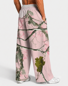 Pantalon de jogging camouflage personnalisé pour homme, coupe oversize, avec lignes contrastées, en molleton de coton premium, respirant, style streetwear décontracté, pantalon de survêtement pour homme - Product Image 2