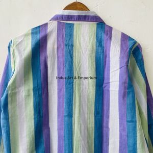 New Arrival Women's 100% Cotton <b>Summer</b> Indian Hand Block Printed <b>Pyjama</b> Night Set Quick Dry V-neck Long Sleeves Casual - Product Image 2