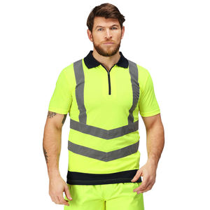 <b>Top</b> Quality Viz Polo Shirts For Plus Size Half Sleeve Quick Dry Casual Style High Quality Work Wear Size With <b>Reflective</b> Tape - Product Image 5