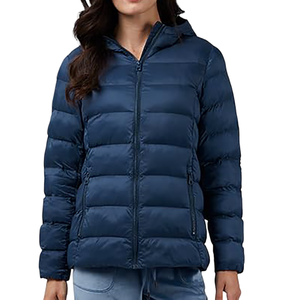 OEM Factory Prices Women's Customized Heated Eco-Friendly <b>Quilted</b> Puffer Coat Jacket Nylon Lining Waterproof Breathable Casual - Product Image 5