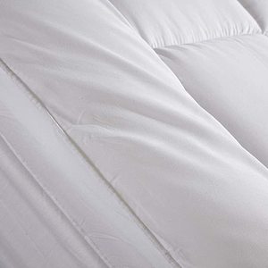 Protège-matelas matelassé rafraîchissant blanc en polyester 400TC, toutes saisons, lavable, pour usage domestique et hôtelier, teinture unie - Product Image 5