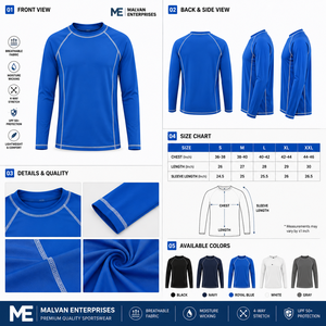 Tendance 2026 Rashguard Garçons Manches Longues Compression Séchage Rapide UPF50+ Étanche Spandex Anti-Déchirure Grappling Sparring Sans Couture - Product Image 6
