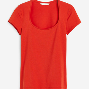 Tops courts noirs très tendance, coupe ample et oversize, col rond - Product Image 6