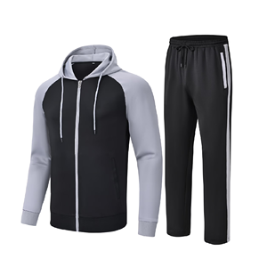 Ensemble de survêtements pour hommes, confortables, élégants, de qualité supérieure, multicolores, tricotés, personnalisés, en spandex/coton, à séchage rapide - Product Image 5