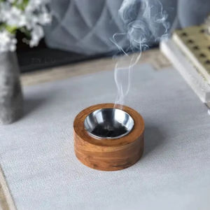 Brûleur d'encens Bakhoor au design moderne, brûleur d'encens en bois naturel de qualité supérieure, brûleur d'encens personnalisé, porte-encens pour usage régulier - Product Image 1