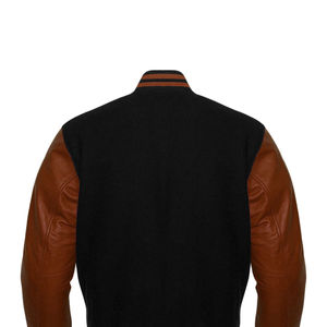 Chaqueta Varsity de Alta Calidad para Hombre, Personalizada, de Color Sólido, Mangas Largas, Transpirable y al por Mayor a un Precio Económico - Product Image 6