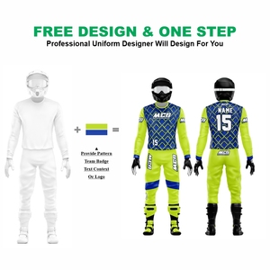 เสื้อเจอร์ซีย์และกางเกงมอเตอร์ครอส MX ลายพิมพ์ดิจิทัลสไตล์วินเทจใหม่ ผ้าไนลอนโพลีเอสเตอร์คุณภาพสูง ทรงหลวมพิเศษ ไซส์พลัส สำหรับทุกเพศ - Product Image 2