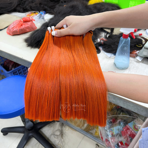 Extensiones de Cabello Humano Remy Vietnamita Sin Procesar - Puntas Gruesas y Resistentes, Liso Natural, Tejido Doble a Máquina, para Coser - Product Image 5