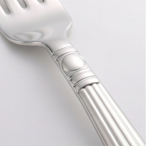 Ensemble de couverts classiques en acier inoxydable poli miroir, cuillère, fourchette, couteau à long manche, compatibles lave-vaisselle, pour mariage - Product Image 4