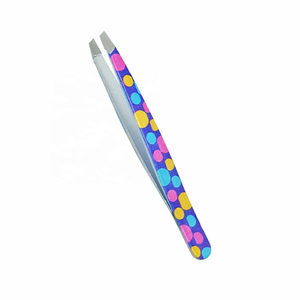 Nuevas Pinzas para Cejas Profesionales de Acero Inoxidable con Punta Inclinada y Logotipo Personalizado Mini 2026 - Product Image 6