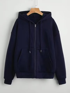 Sudaderas con Capucha para Mujer, Diseño Personalizado con Bordado, Algodón Grueso, Hombros Caídos - Product Image 4