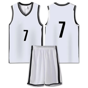 Ensemble de maillots de basket-ball personnalisés, impression personnalisée, débardeurs et shorts de basket-ball pour hommes et femmes, ensemble de basket-ball respirant - Product Image 4