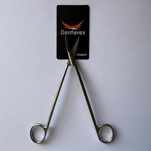 Ciseaux Metzenbaum à pointe acérée en carbure de tungstène T.C, 15 cm, acier inoxydable, droits, courbés, demi-or, Ce By D - Product Image 3