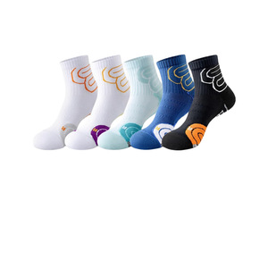 <b>Ankle</b> Knitted Summer <b>Thick</b> Sports <b>Socks</b> Unisex Men Women Cotton Breathable Athletic Football Training OEM ODM Wholesale - Product Image 1