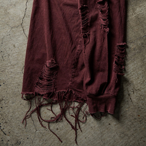 เสื้อยืดโอเวอร์ไซส์แขนยาวผ้าทอสำหรับผู้ชาย สไตล์ดิสเทรส ผลิตจากโพลีเอสเตอร์/คอตตอน แห้งเร็ว เป็นมิตรกับสิ่งแวดล้อม เหมาะสำหรับใส่ในฤดูร้อน สตรีทแวร์ - Product Image 4