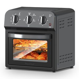 Four à convection multifonctionnel 13QT pour toute la famille, avec friteuse à air chaud et grille-pain intégrés, pour une cuisson saine sans huile par circulation d'air chaud - Product Image 2