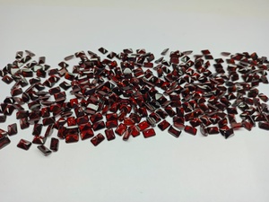 Granate Rojo Natural de Zambia, Corte Princesa Octogonal de 6*8 mm, Gema Certificada por Terceros para Fabricación de Joyería al por Mayor - Product Image 4