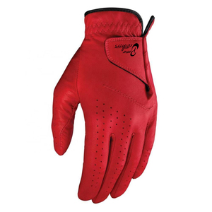 Guantes de Golf Transpirables de Piel de Cabra Blanca para Mano Izquierda, Antideslizantes, para Gimnasio y Deportes, Más Vendidos - Product Image 1
