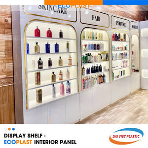 Panneau intérieur en PVC Usine de fabrication du Vietnam Présentoir de style monochromatique - Product Image 1