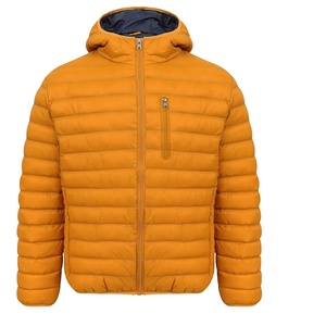 <b>Mens</b> Custom Wholesale Winter Ultra Lightweight Puffer Jacket Hooded Down High Quality Padded Bubble Casual Warm Winter Fashion - Product Image 2