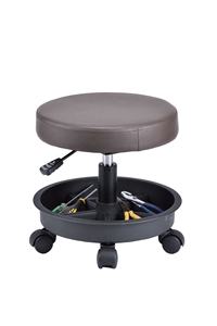 Silla de trabajo industrial monobloque con ruedas - Product Image 3