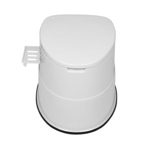 WC Portatile con Tappetino Antiscivolo Bianco - Toilette Comoda e Stabile per Uso Esterno - Product Image 3