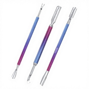3 pièces Pousse-cuticules en acier inoxydable de haute qualité Colorful and Best Material OEM Service Available - Product Image 1