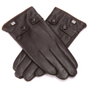 Unisex <b>Leather</b> <b>Driving</b> <b>Gloves</b> Full Finger Winter Warm Brown Genuine <b>Leather</b> Touch Screen Compatible <b>Gloves</b> for <b>Men</b> Women - Product Image 1