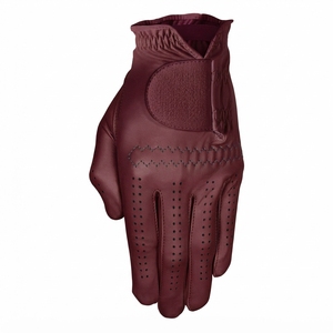 Guante de golf de cuero genuino para mano izquierda, antideslizante, con cierre de gancho y bucle, equipo deportivo unisex - Product Image 2