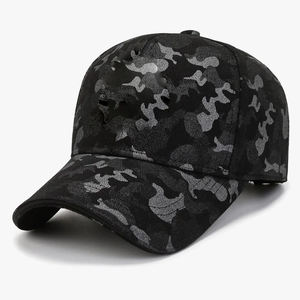หมวกเบสบอล Kivotech คุณภาพสูง กันน้ำได้ดี ดีไซน์คลาสสิคแบบ Snapback หัวเข็มขัดทองแดงลายจุด ผ้าแคนวาส 100% - Product Image 3