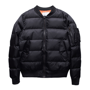 Veste d'hiver matelassée pour homme sur mesure OEM, col montant, fermeture éclair imperméable |   Fabricants professionnels - Product Image 4