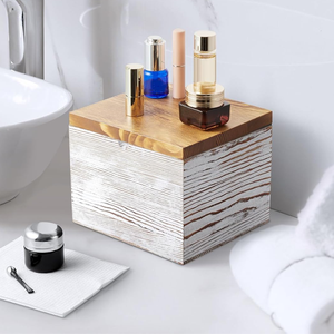 Caja de Almacenamiento de Madera de Acacia de Alta Calidad con Tapa, Mini Caja de Almacenamiento para Tocador, Baño, Hecha en Vietnam - Product Image 5