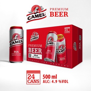 Light Lager Beer 4.5% <b>Alcohol</b> 330ml Can Camel Beer OEM ODM Vietnam Factory Wholesale Alcoholic Beverages Drinks Free Samples - Product Image 2