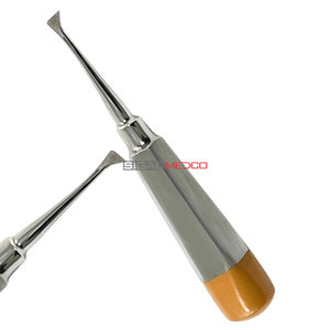 Extraction dentaire Cryer en acier inoxydable allemand, couleur or, à pointe angulaire, manche creux, pour luxation des dents - Product Image 1