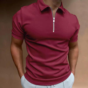 Cross-Border New Summer Men's for <b>t</b> <b>Shirt</b> Solid Color Short Sleeve Turn-Down <b>Collar</b> <b>T</b>-<b>Shirt</b> Casual Fit Top Men's - Product Image 5