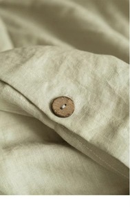 Ensemble de literie respirant en lin 100% uni, 3 pièces, draps en lin biologique, housse de couette - Product Image 5