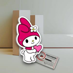 Herramientas de Extensión de Pestañas Acrílicas Magnéticas Personalizadas de Hello Kitty para el Día de San Valentín, con Forma de Mariposa, Diamante, Corazón, Cuadrado y Flor - Product Image 1