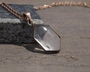 Natural Clear Quartz Pendant Necklace Adjustable 14 To 24 Inches Crystal Stone Jewelry Handmade Gift Fashion - Product Image 4