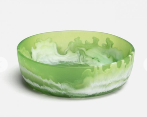 Bol de service en résine fait main de qualité supérieure, poli, écologique, vaisselle de fête pour les célébrations de Noël et du Nouvel An - Product Image 5