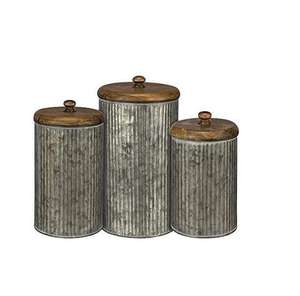 Juego de 3 Recipientes Herméticos para Almacenar Té, Café y Azúcar, Aptos para Lavavajillas, Ecológicos, con Tapa Abatible, para la Encimera de la Cocina - Product Image 5