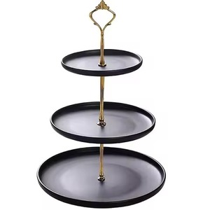Unique Metal <b>3</b> <b>Tier</b> <b>Cake</b> <b>Stand</b> <b>Cake</b> Display Rack Dessert Serving <b>Stand</b> Table Decor Styling - Product Image 1