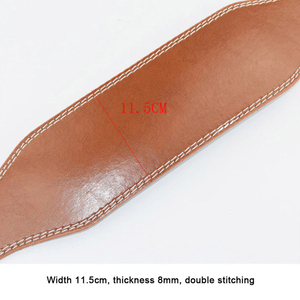 Ceinture de musculation OEM en cuir véritable, réglable, légère et durable, pour soulevés de terre, squats, soutien du dos et entraînement de force en salle de sport - Product Image 6